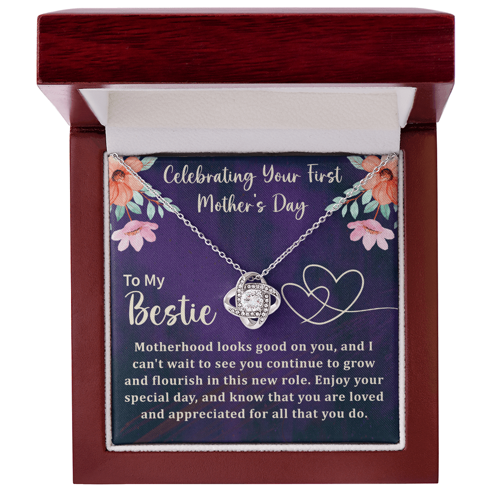 first mothers day necklace chain detail